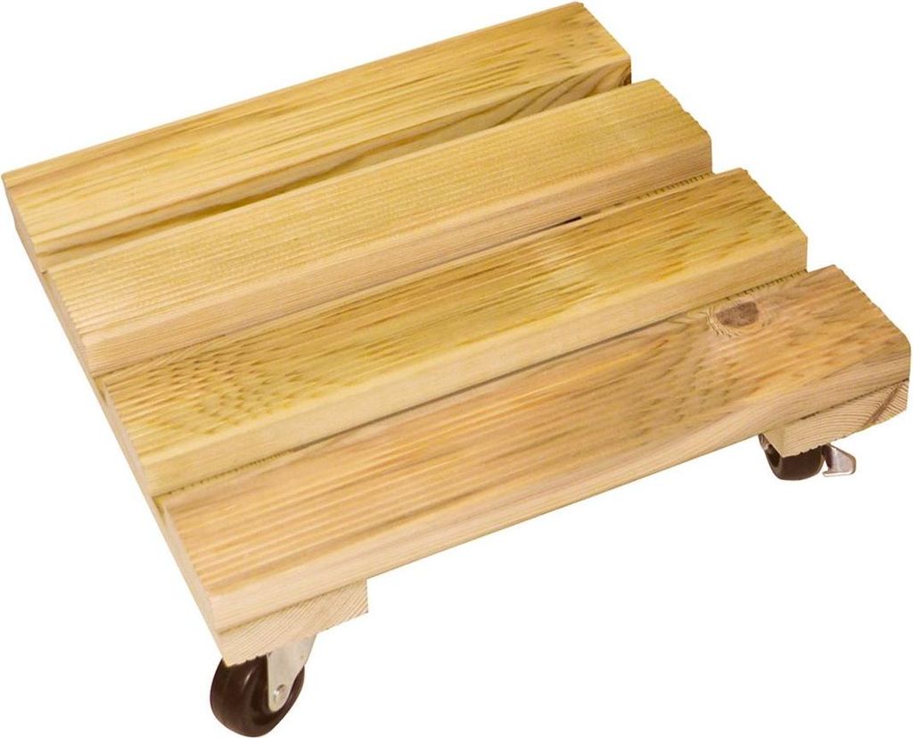 Quadratischer Rollständer aus Holz "Flora Roll Autoclave" - 35 x 35 cm