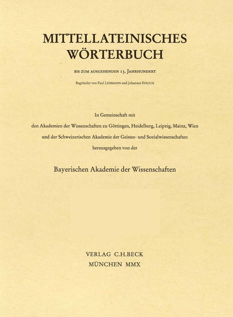 Mittellateinisches Wörterbuch 49. Lieferung (instupefactibi