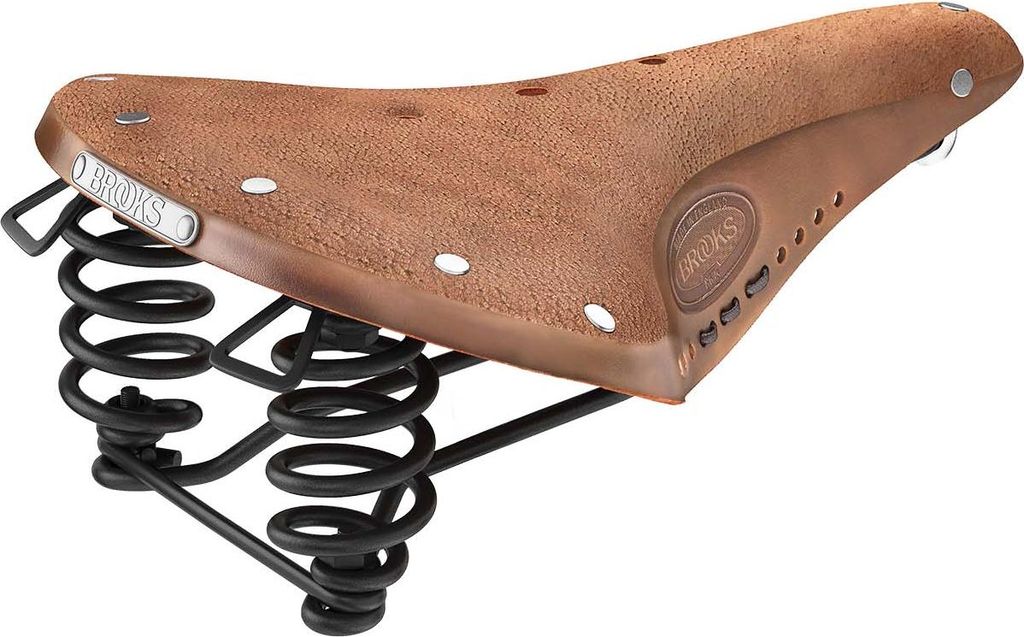 Brooks Sattel B67 im Alter von Heren Bruin