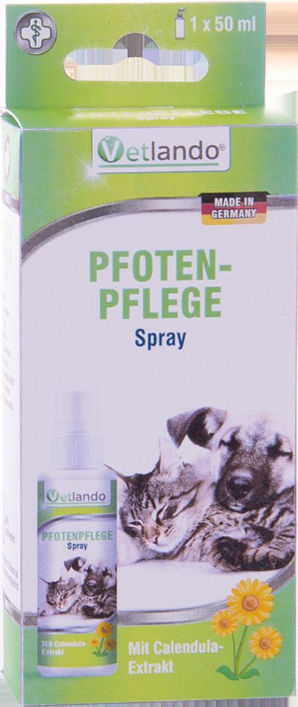 Vetlando Pfotenpflege 50 ml Pfotenschutz für Hund Katze mit Calendula-Extrakt