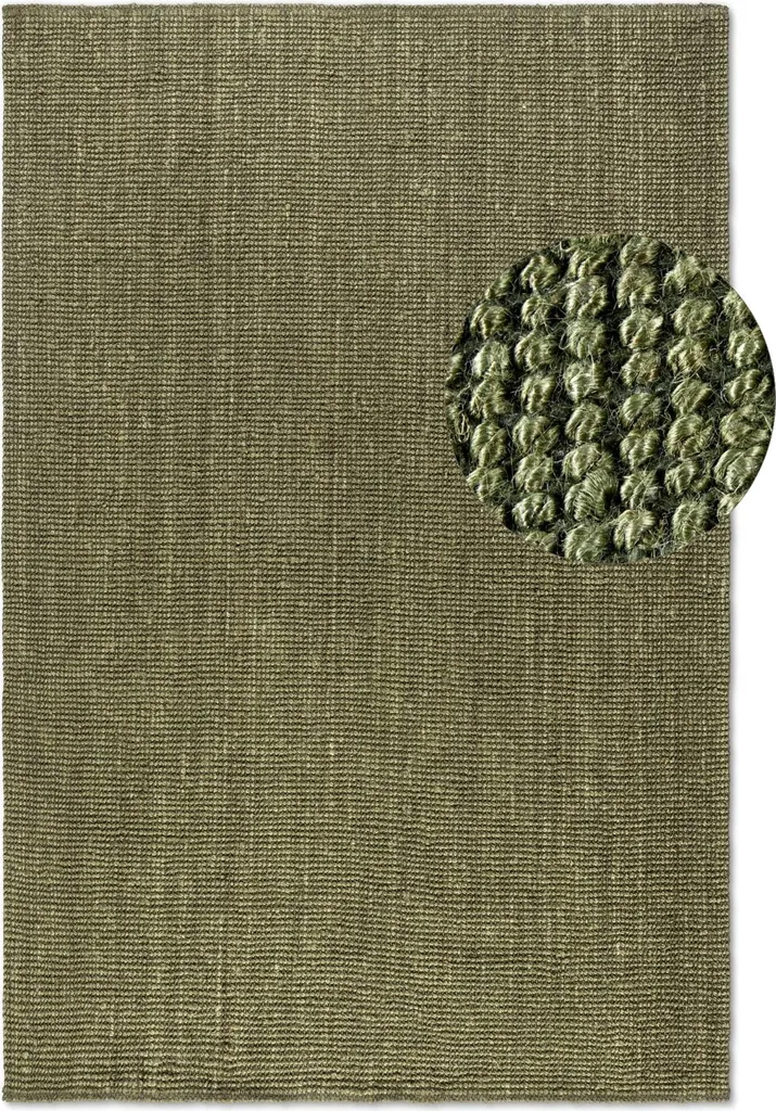 Tapis en fibre naturelle de jute tressée pour salon et salle à manger