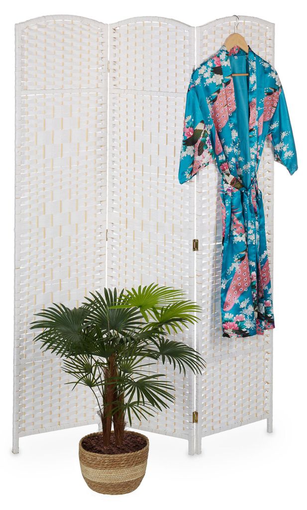 Paravento Relaxdays, A x L: 170 x 120 cm, divisorio per Immagine del prodotto 