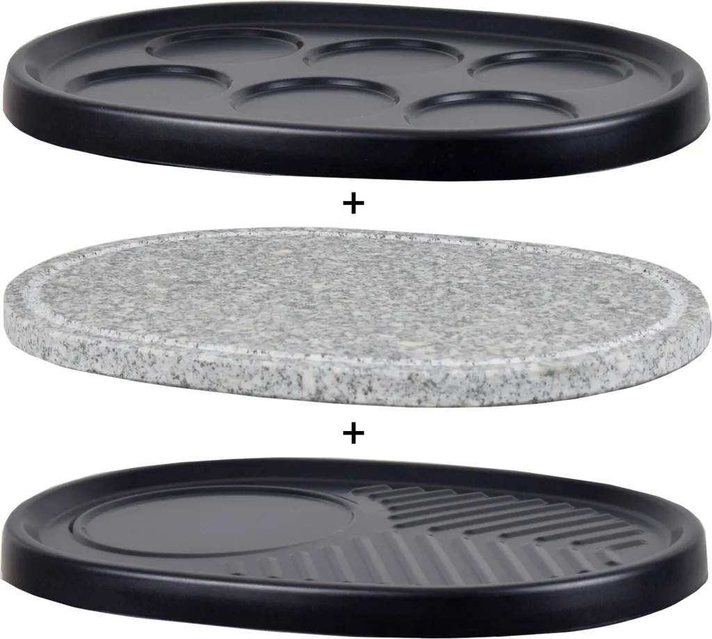 Plaques Raclette Jura 36x26cm Antiadhésives Syntrox Germany - Set de 3