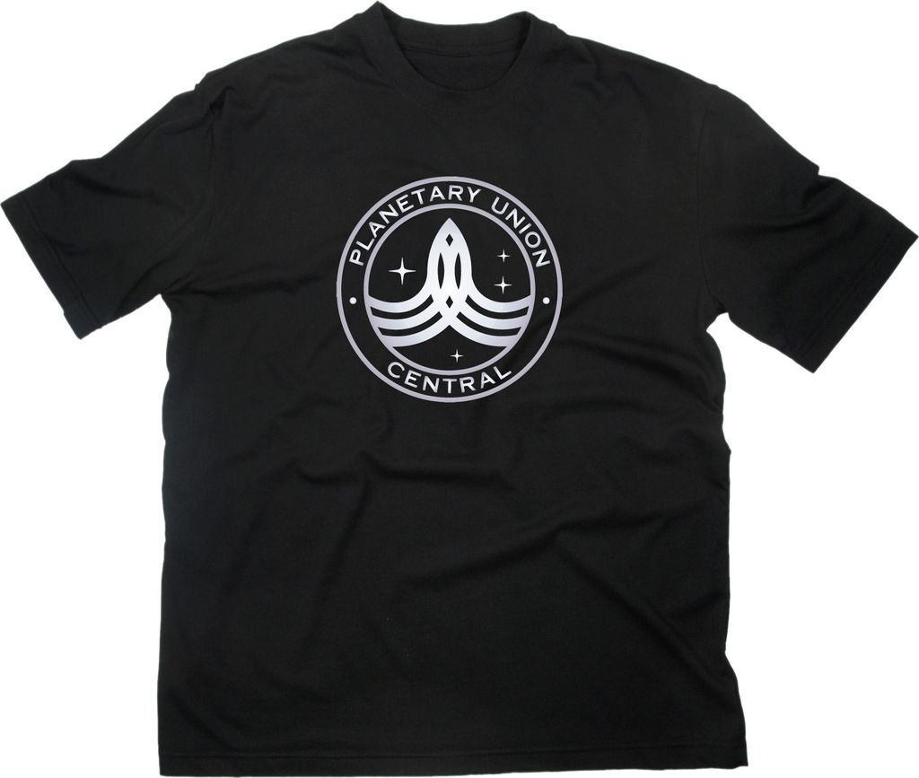 Styletex23 T-Shirt Planetary Union Central Logo Fan schwarz, XL