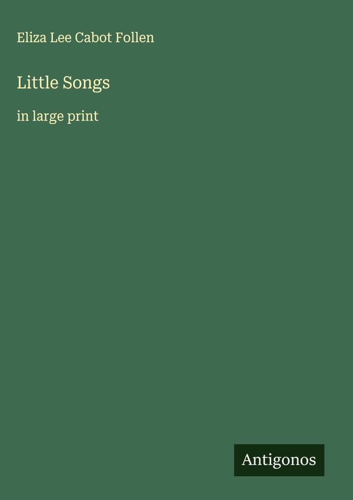 Kleine Lieder