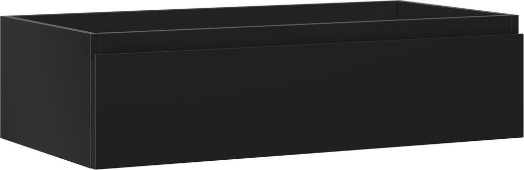 Mexen Orio Badezimmerschrank unter Waschbecken 90 cm, 1 Schublade, schwarz matt - 91A10-09023-1-BF71