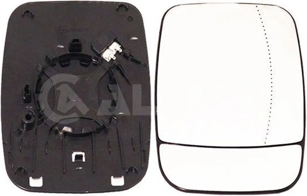Glace de rétroviseur droit ALKAR 6452645 compatible OE 95517330 adaptable