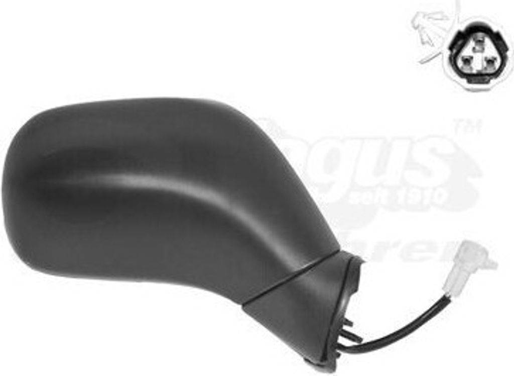 VAN WEZEL 3701806 Außenspiegel Seitenspiegel Rechts für OPEL AGILA (A) (H00) Konvex