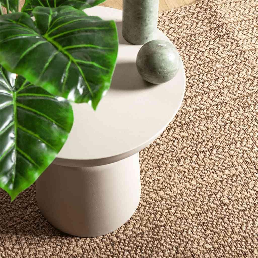 vidaXL Teppich 80x150 cm Jute-Optik Innen und Außen