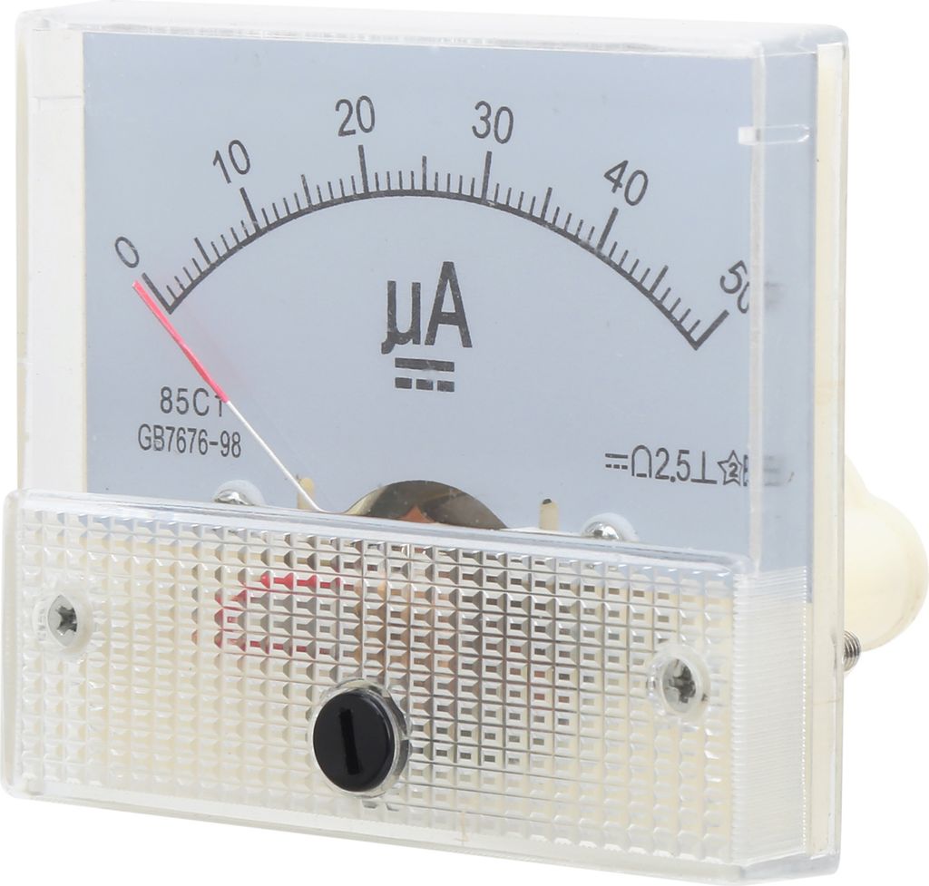 Amperemeter,Amperemeter Kopf,Strommesser Kopf,Zeiger-Ampere-Meter,Stromkreis-Messung,Elektrisches Zubehör