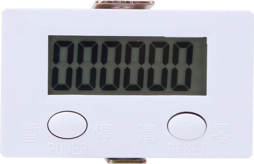 BERM Digitalzähler BEM-6C 6-stelliger elektronischer Zählzähler mit LCD-Anzeige (0–999999).