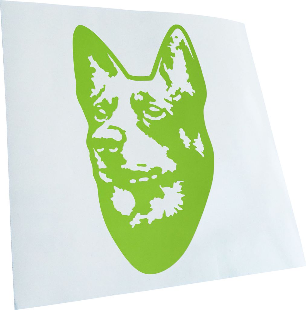 Kiwistar - Autoaufkleber - lancashire heeler Hund - Lindgrün - 30x17cm - Aufkleber für Auto, Laptop, Fahrrad, LKW, Motorrad mehrfarbig JDM Decal ...