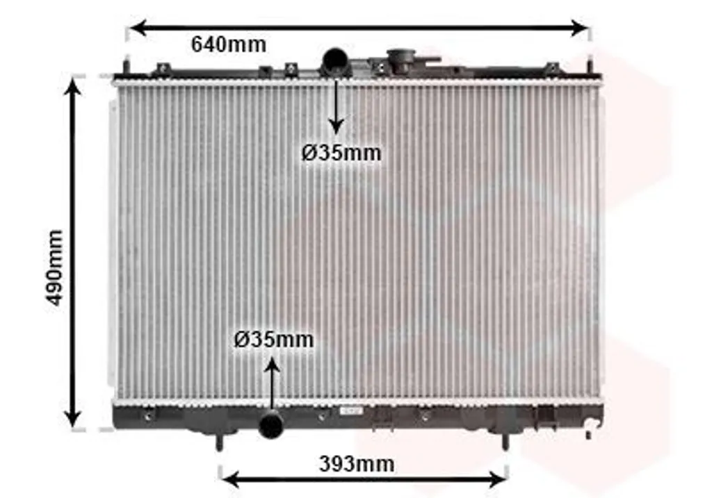 Radiateur moteur anti-surchauffe pour MITSUBISHI PAJERO PININ H6W