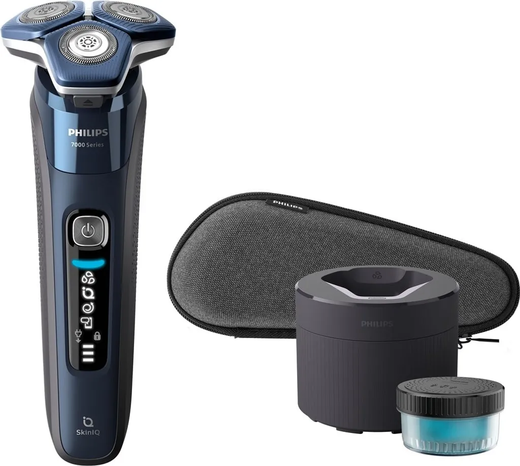 Philips Rasoir électrique S7885/50 Noir avec Technologie SkinIQ Intégrée