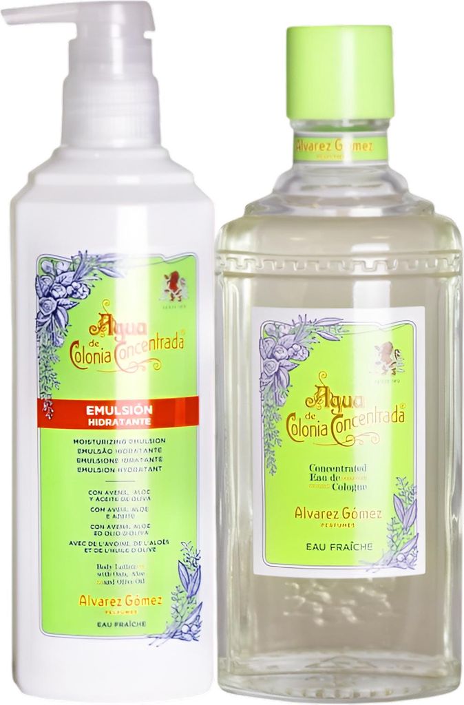 Alvarez Gomez, Kölnisch Wasser Set 300ml & Lotion 290ml, Grün