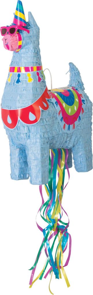 Lama-Pinata bunt 50cm - Einheitsgröße Produktbild 