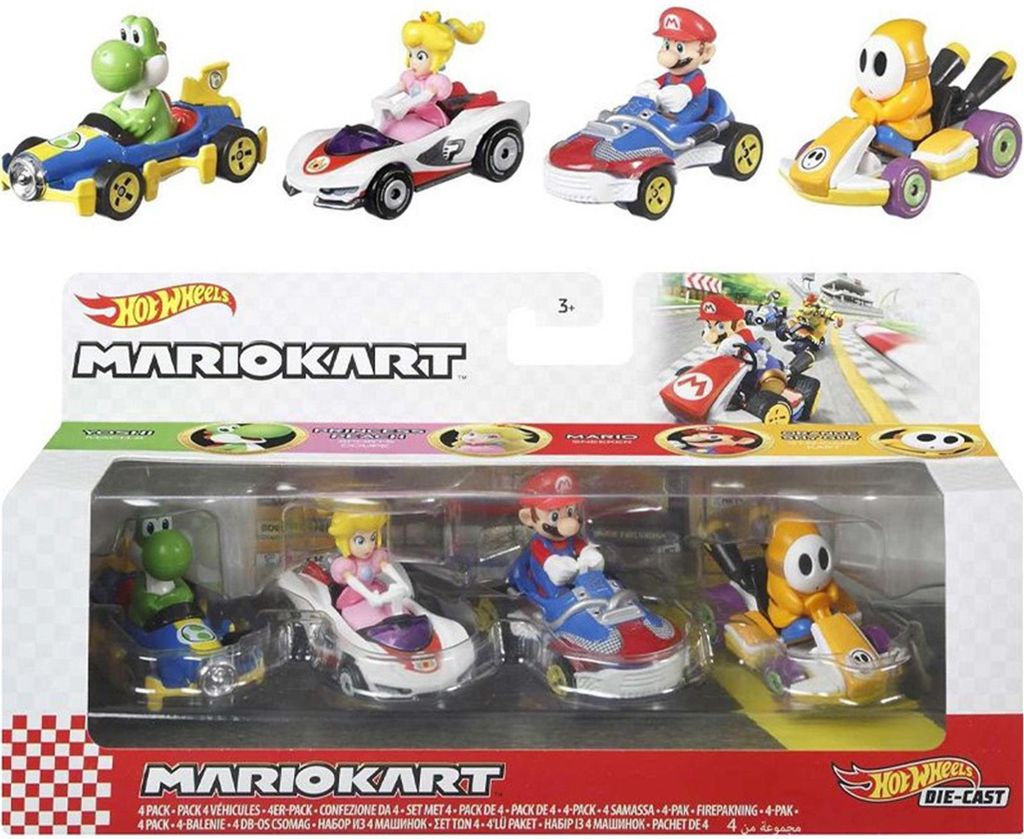 Hot Wheels Mario Kart GWB38, Súprava vozidla, 3 rok / roky, Obrázok produktu 