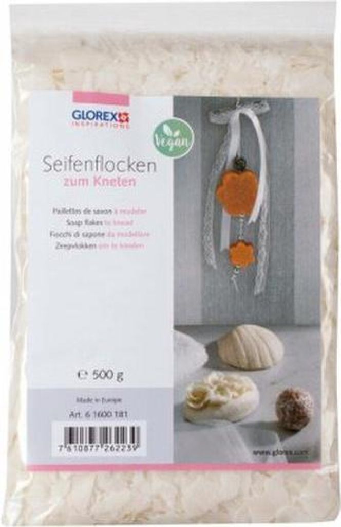Seifenflocken zum Kneten, Weiss 500 g Produktbild 