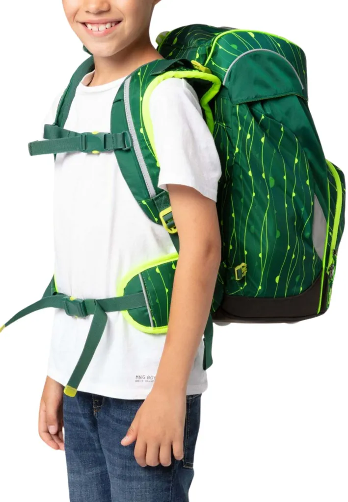Sac à dos Ergobag Prime Rambazambear Vert en Polyester Recyclé 20L