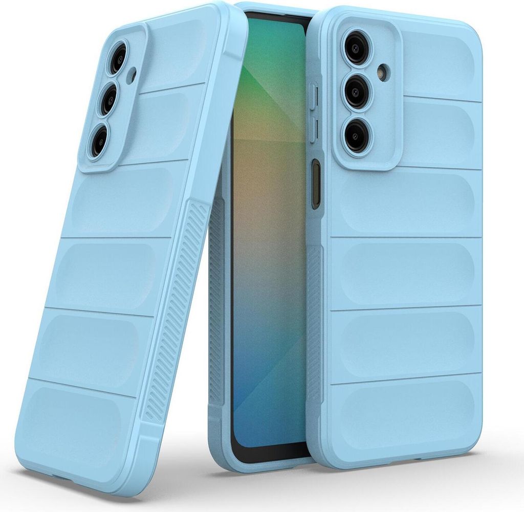 Handy Hülle für Samsung Galaxy A16 / A16 5G Grip Case Cover Schutzhülle Softgrip Farbe: Hellblau