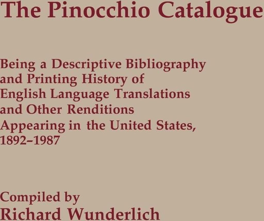 The Pinocchio Catalogue