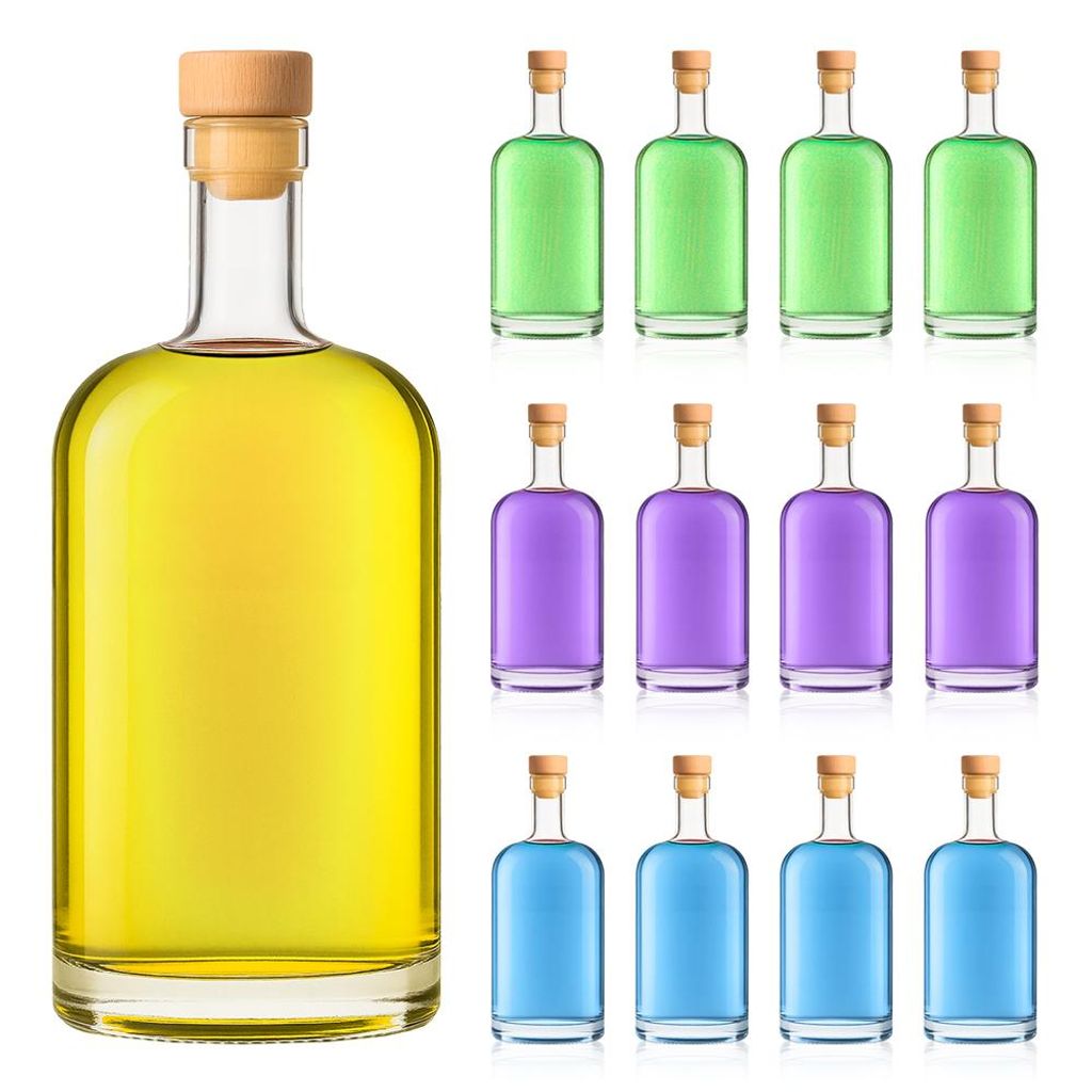 SuperButelki - 40x Butelka szklana TADEK 700 ml z korkami, Zdjęcie produktu 