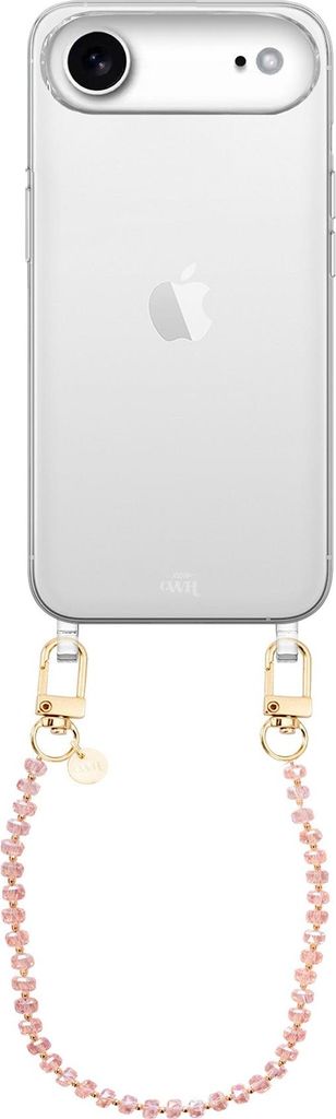 iPhone 17 Air - Crystal (Pink) Transparant Cord Case