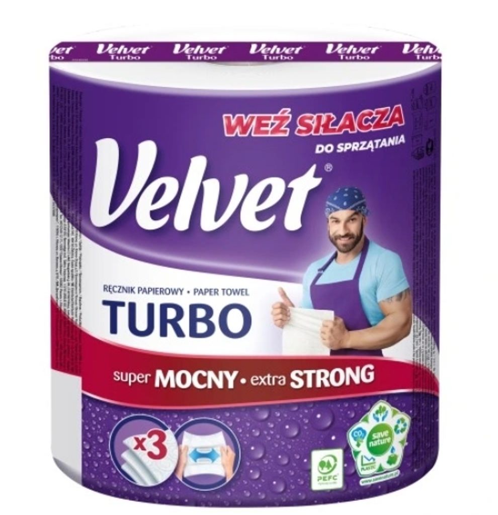 Velvet Papiertücher Turbo 340 Blatt 3-lagig