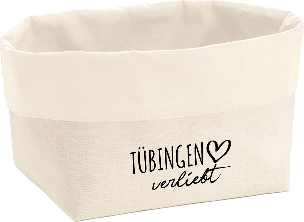Huuraa Organizer Tübingen verliebt 8 Liter Large Canvas Baumwolle Utensilo Geschenkidee