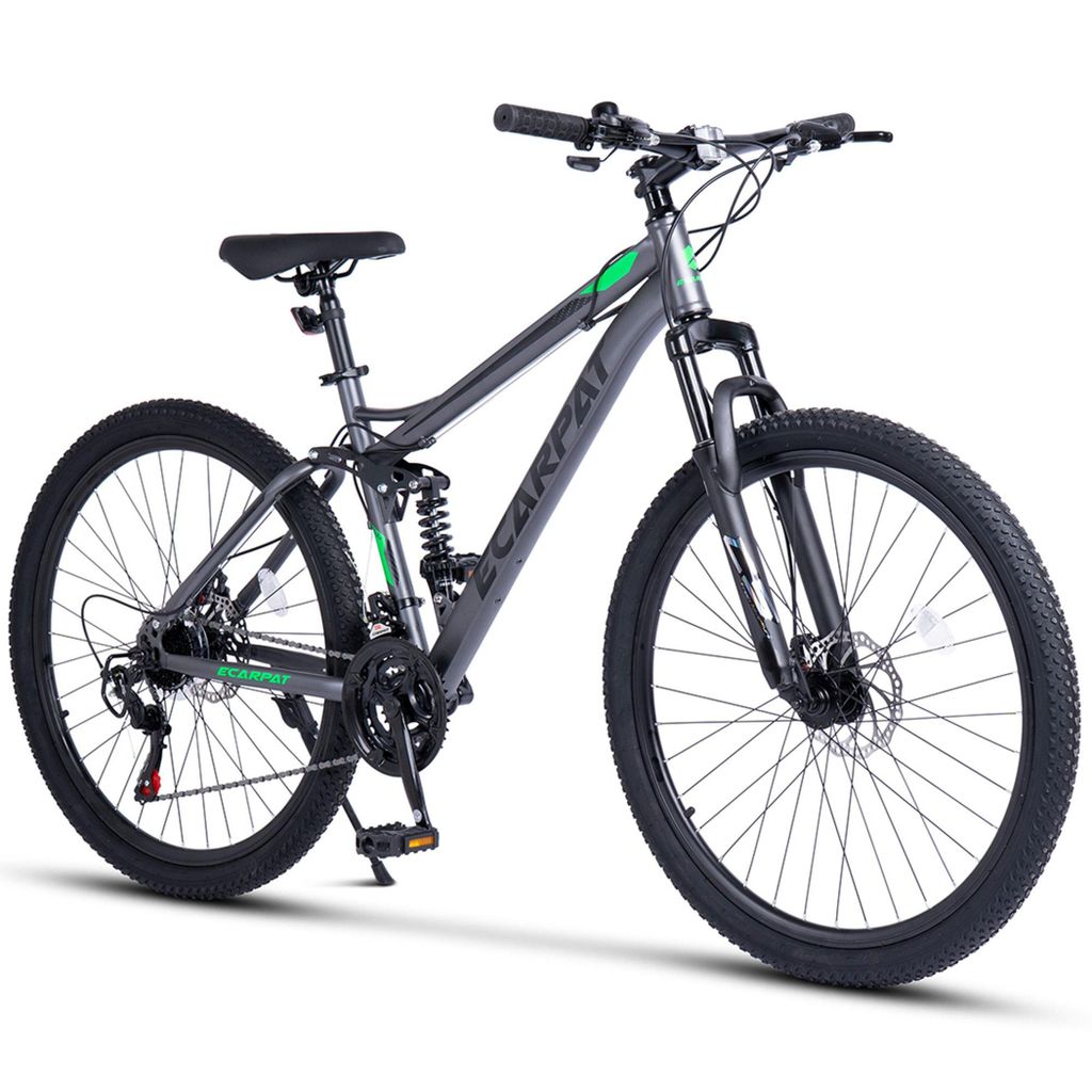 VELORS Mountainbike 27.5 Zoll Fahrrad für Herren Damen Jungen 21 Gang Shimano, mechanische Scheibenbremse, MTB Fahrrad Bike