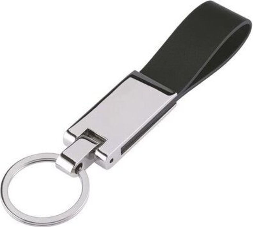 WEDO Schlüsselanhänger "STYLE" Metall Leder Kombination Produktbild 2