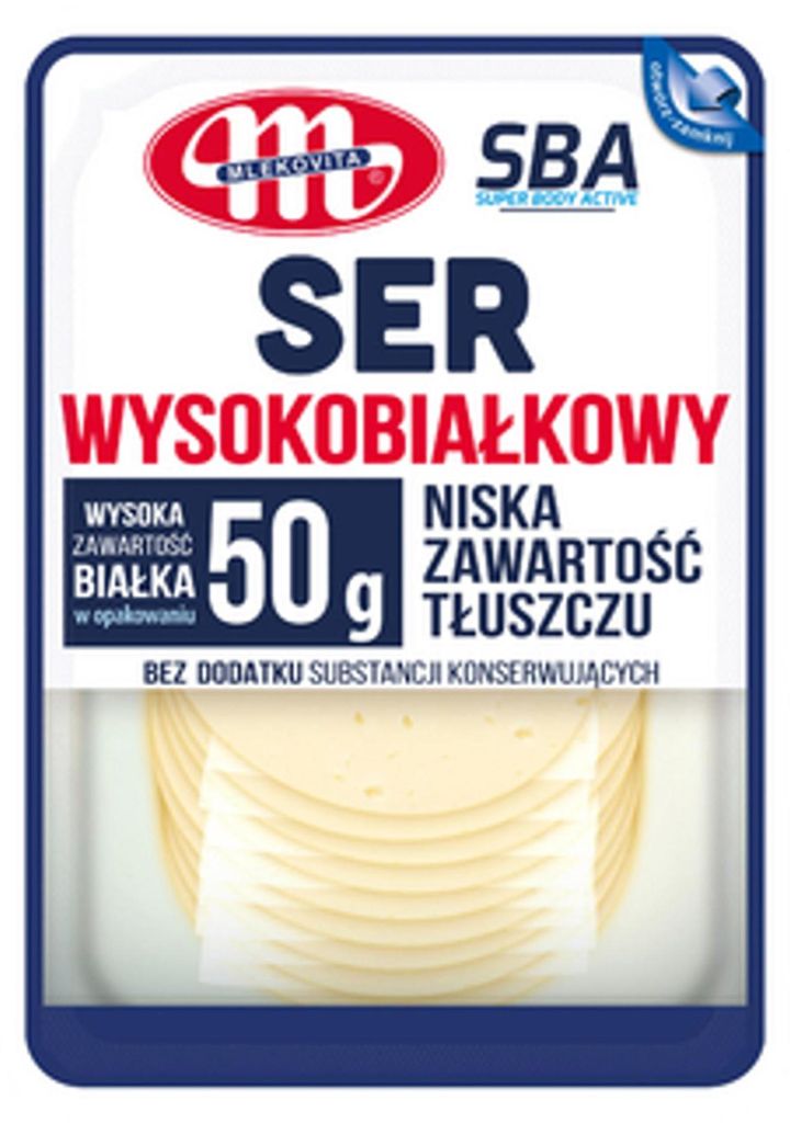 Ser wysokobiałkowy Gouda w plastrach 140 g Zdjęcie produktu 