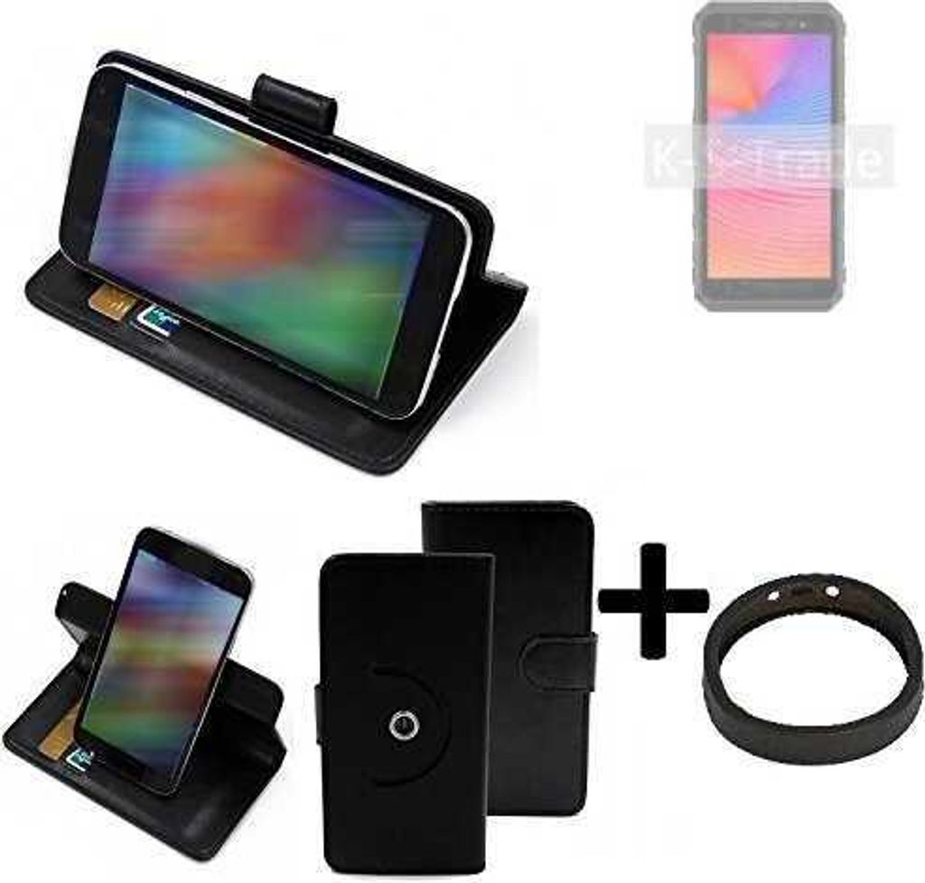 K-S-Trade Case Schutz Hülle kompatibel mit Ulefone Power Armor X11 Pro + Bumper Handy Hülle Flipcase Smartphone Cover Handy Schutz Tasche Walletcase