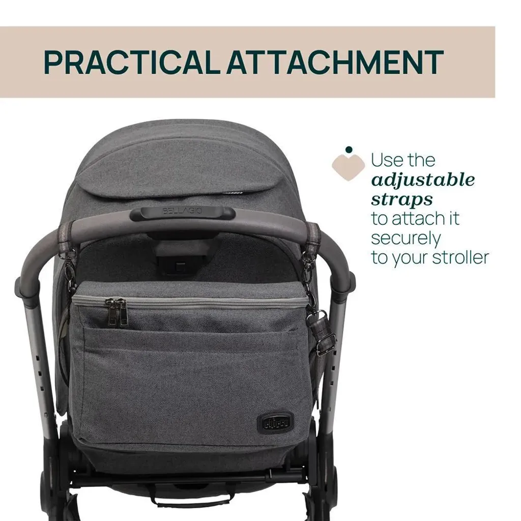 Sac à langer Chicco Gris multi-poches format taille unique chic - 2