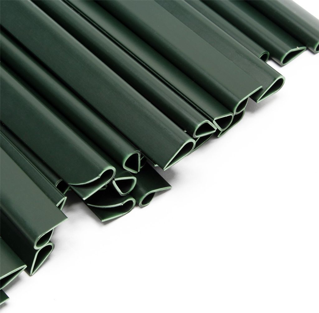 Brise-Vue PVC Anthracite 35m X 19cm - Bande Protection Intimité Pour Clôture Jardin Avec 20 Clips