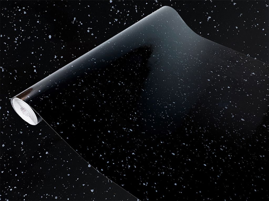 Klebefolie Möbel 67x25 cm - Granit Schwarz - Möbelfolie Produktbild 