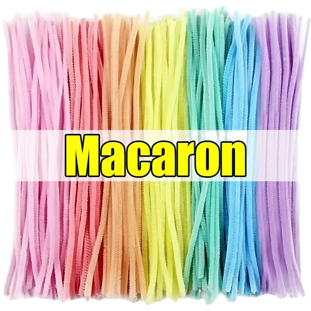 Cure-pipes Coloris Macaron : 500 Tiges Chenille Souples Multi-usages