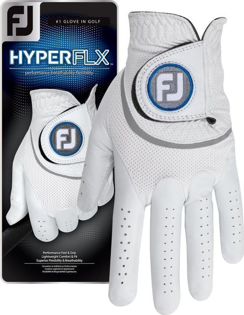 Footjoy HyperFlex White Linke Hand L Herrenhandschuhe
