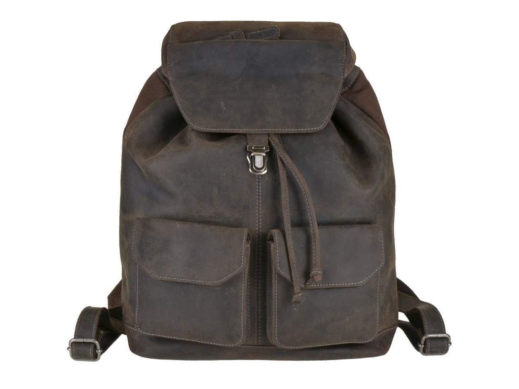 Greenburry Rucksack Leder Vintage Revival Limited 32x36cm Damen Herren Backpack Daypack braun antik tobacco 1929-22