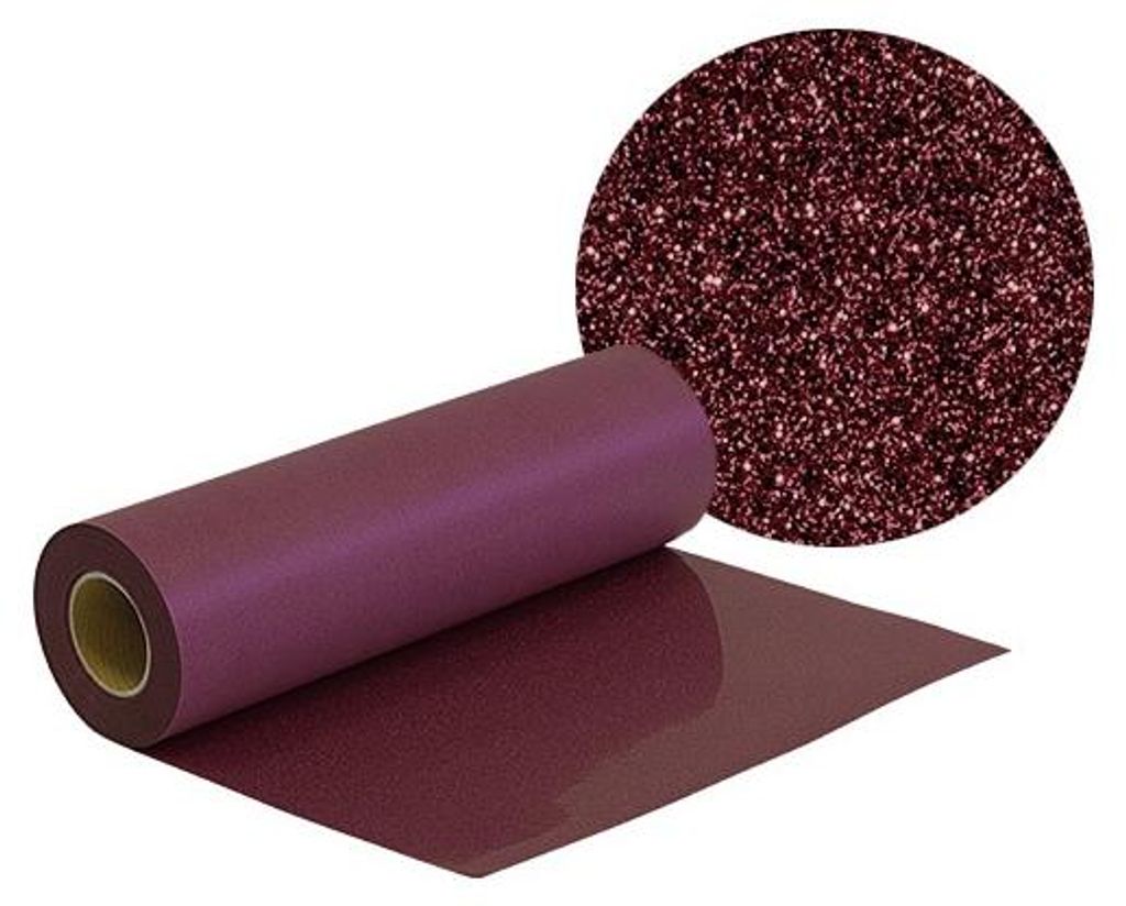 Plottermarie Plotterfolie Mega Glitter für kreative Veredelungen – Plotterfolie für Textildruck, T-Shirts, Baumwolle, Polyester, DIY & Speziale...