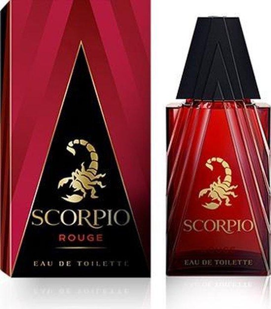 A product shot of a perfume bottle and its box.