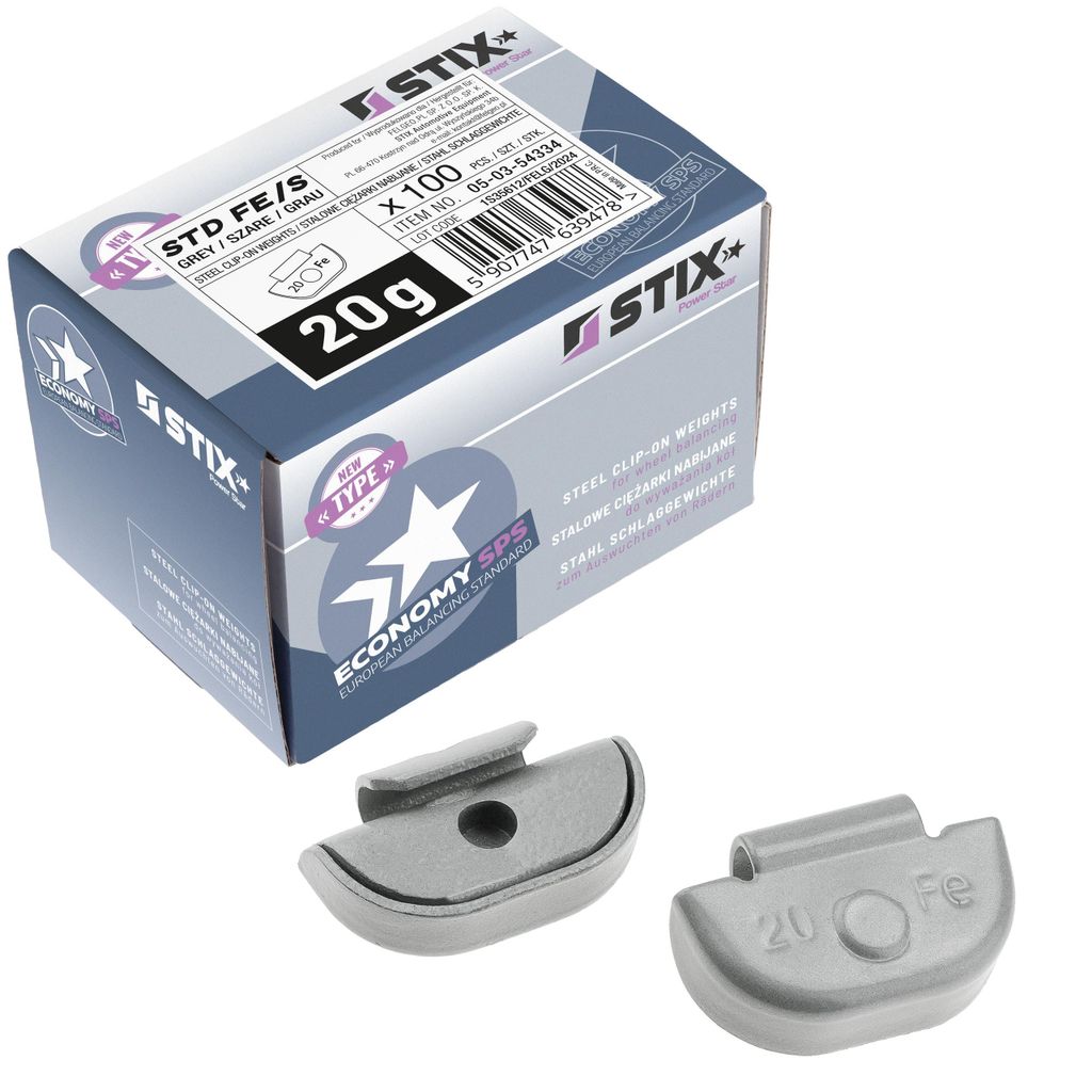 Pesi STIX FE/S 100x20G, rivestimento in plastica, pesi di Immagine del prodotto 