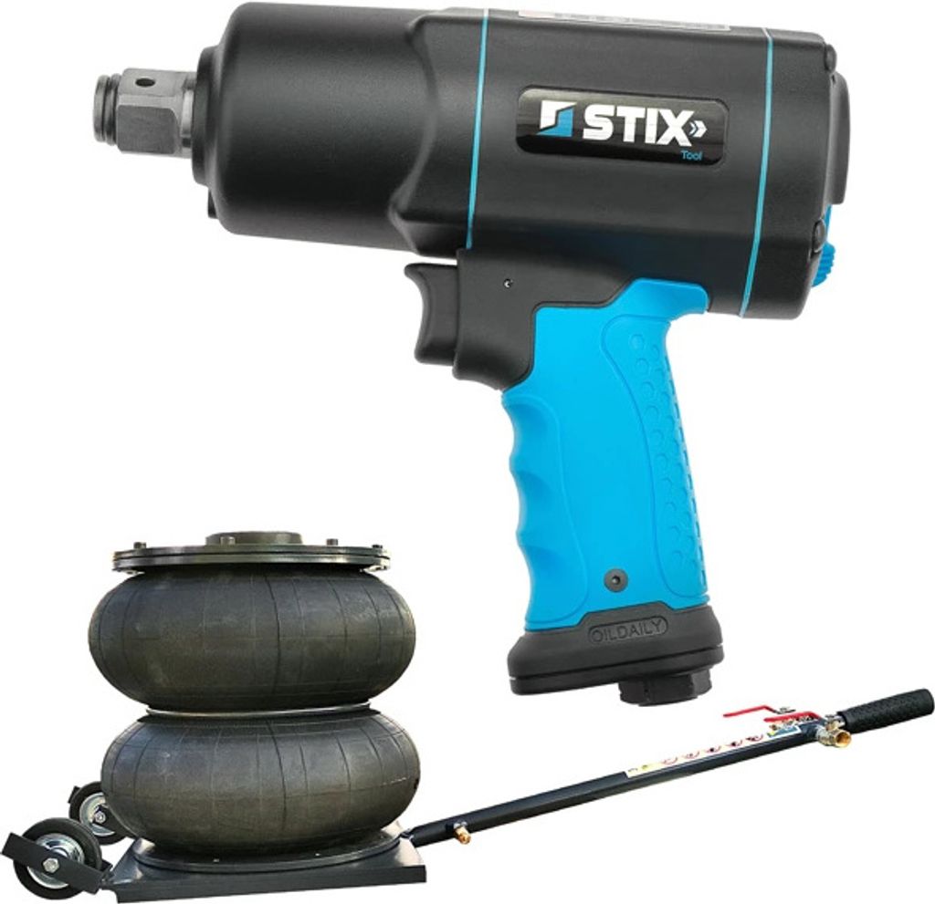 8t Kfz-Wagenheber Pneumatisch Rangierwagenheber GSP-8 mit Schlagschrauber 2200Nm