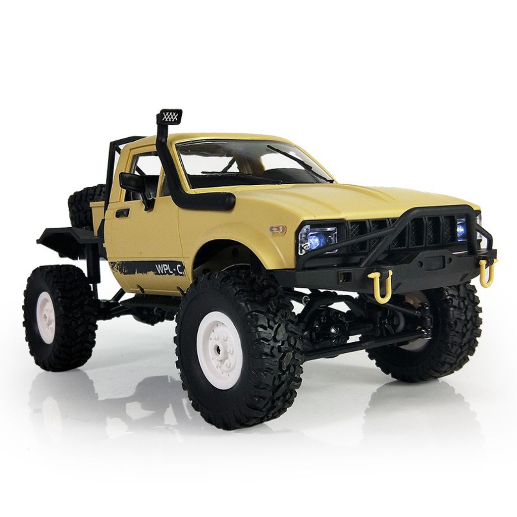 1/16 WPL C14 Fernbedienung Drift Car Truck Off-Road Crawler RC Cars Spielzeug Geschenke(Gelb)