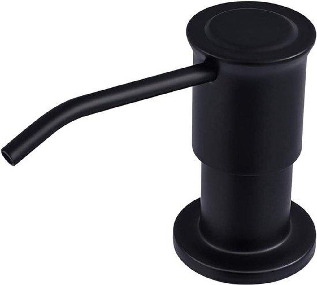 Küchen-Seifen-Dispenser aus Edelstahl mit 500ml-Flasche und Ausdehnungsrohr