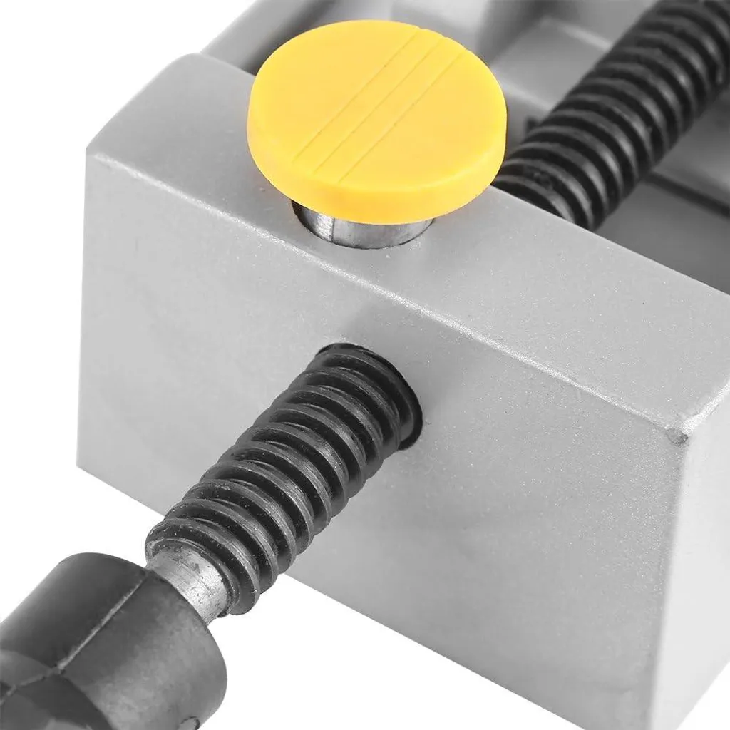 Étau plat en aluminium à fermeture rapide pour perceuse et petit atelier