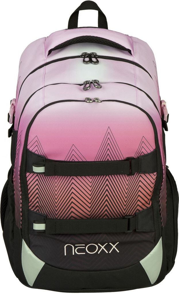 A studio shot of a backpack.