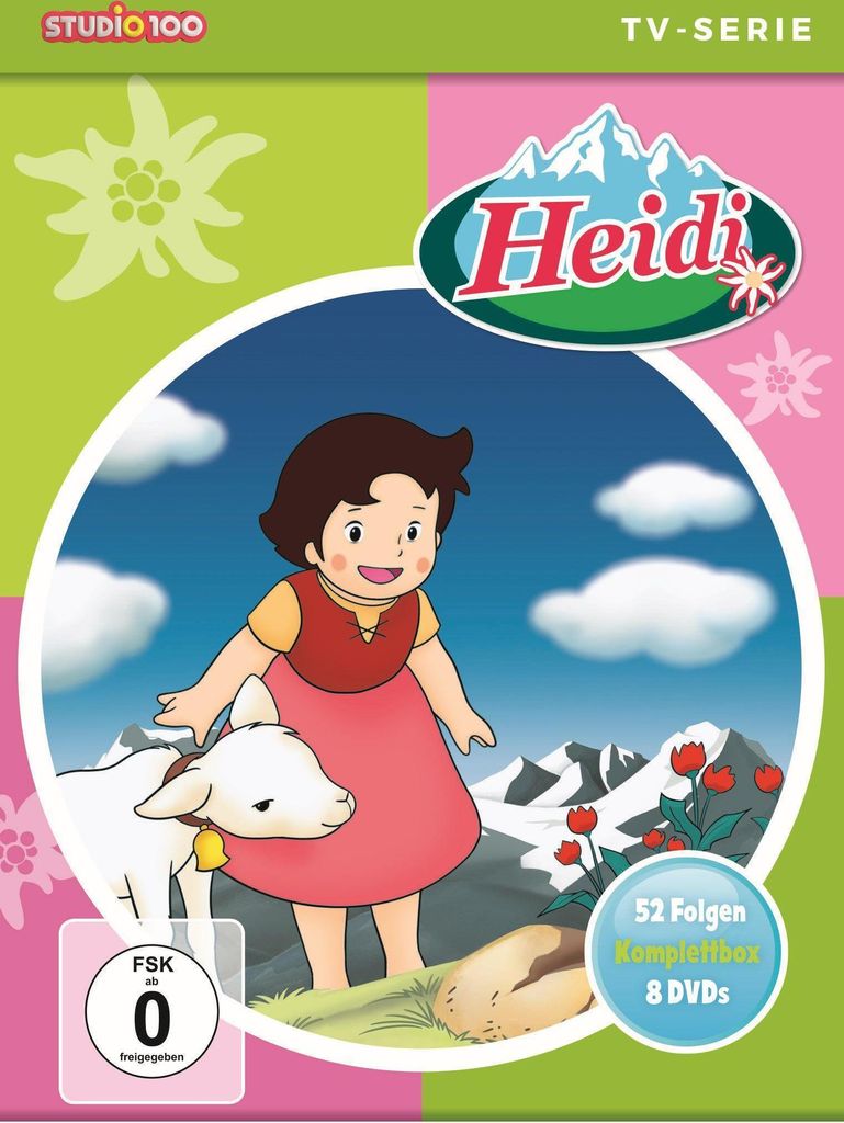 Heidi (Klassik) - TV-Serien Komplettbox [8 DVDs, SOFTBOX] Produktbild 