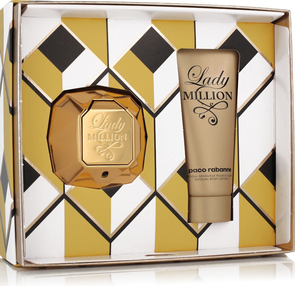 Paco Rabanne Lady Million Edp 80Ml + Body Lotion 100Ml