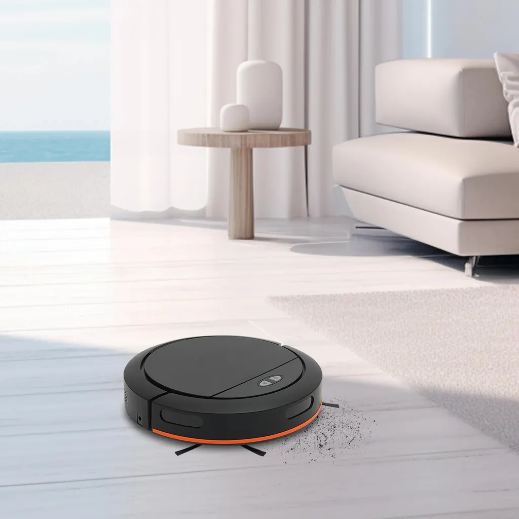 Robot aspirateur intelligent 3 en 1 Noir - Bac 335ml - Modèle V8 Pro
